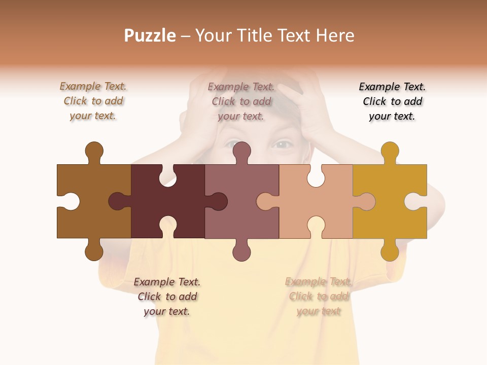 Young Pretty Person PowerPoint Template