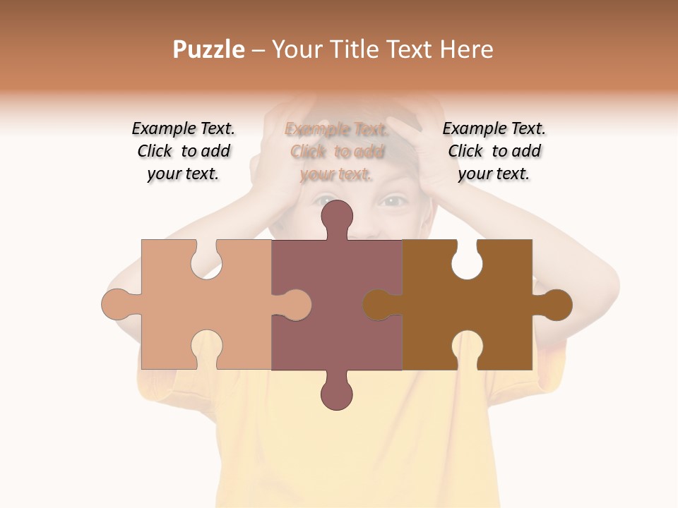 Young Pretty Person PowerPoint Template