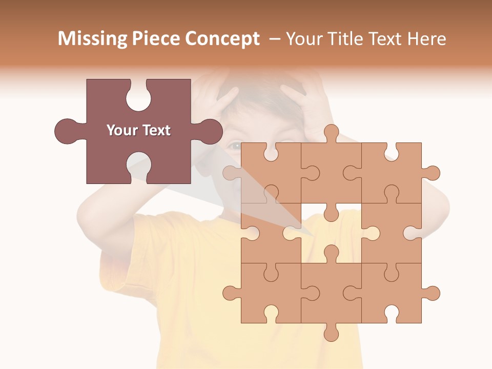 Young Pretty Person PowerPoint Template