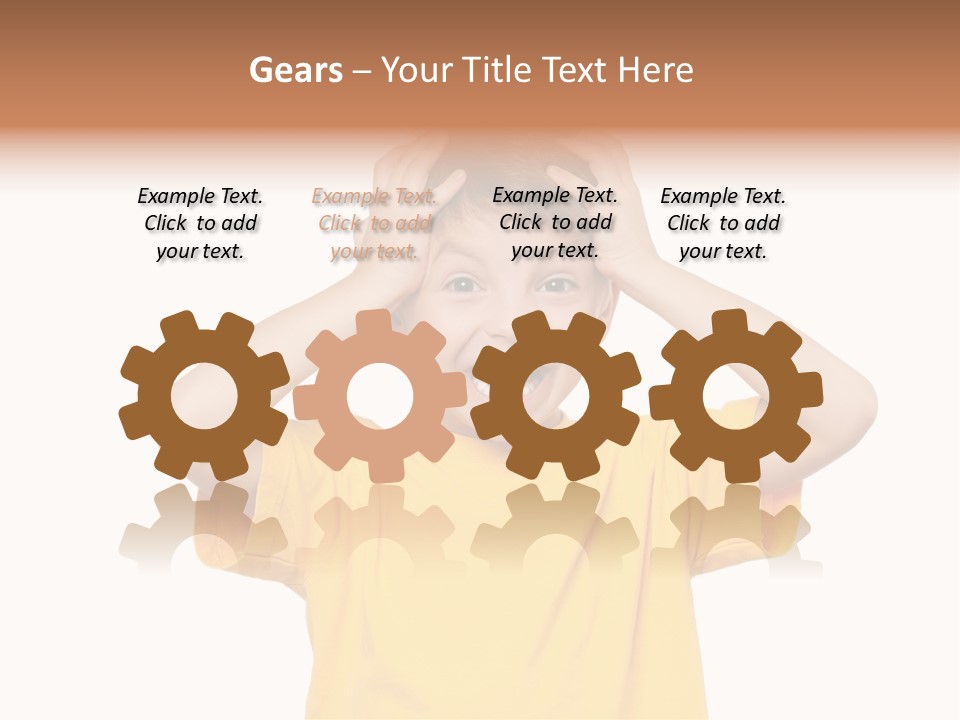 Young Pretty Person PowerPoint Template