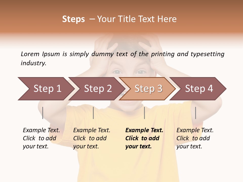 Young Pretty Person PowerPoint Template