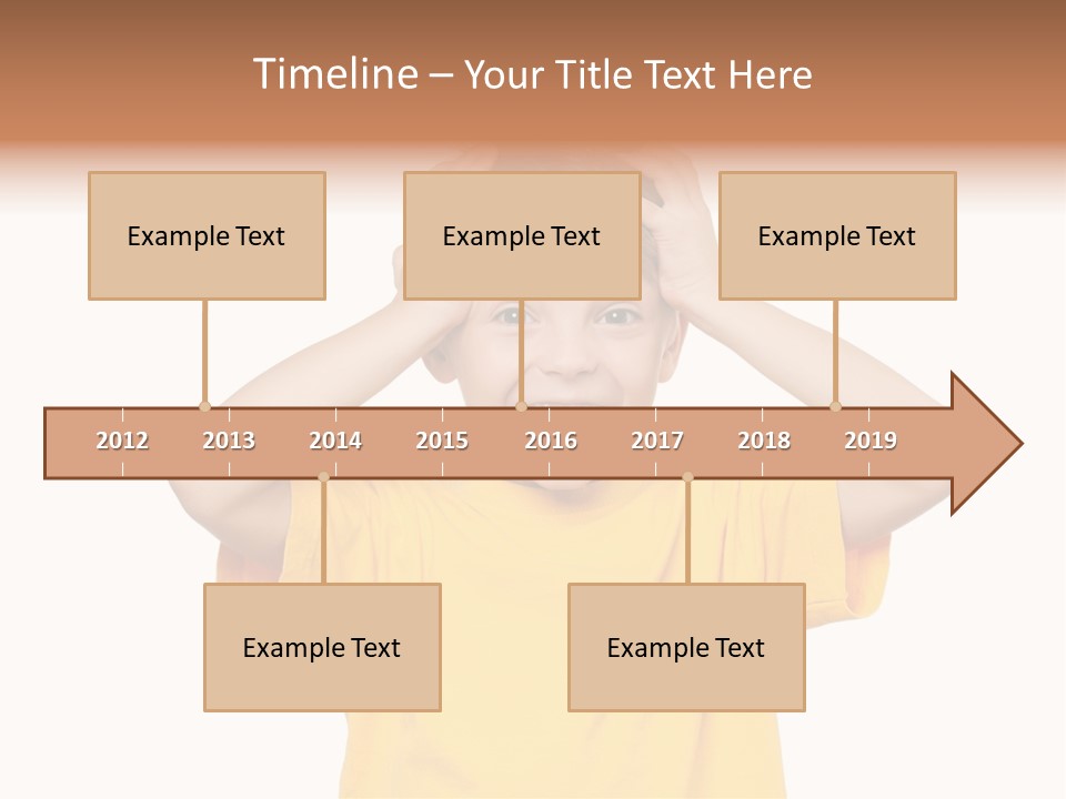 Young Pretty Person PowerPoint Template