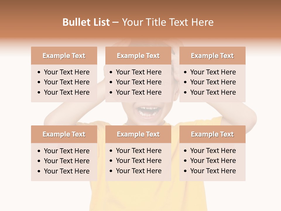 Young Pretty Person PowerPoint Template