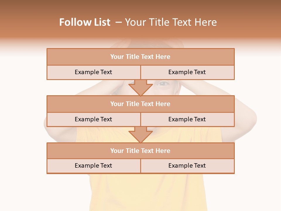 Young Pretty Person PowerPoint Template