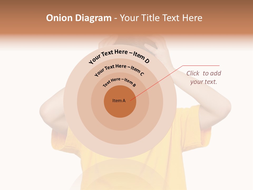 Young Pretty Person PowerPoint Template