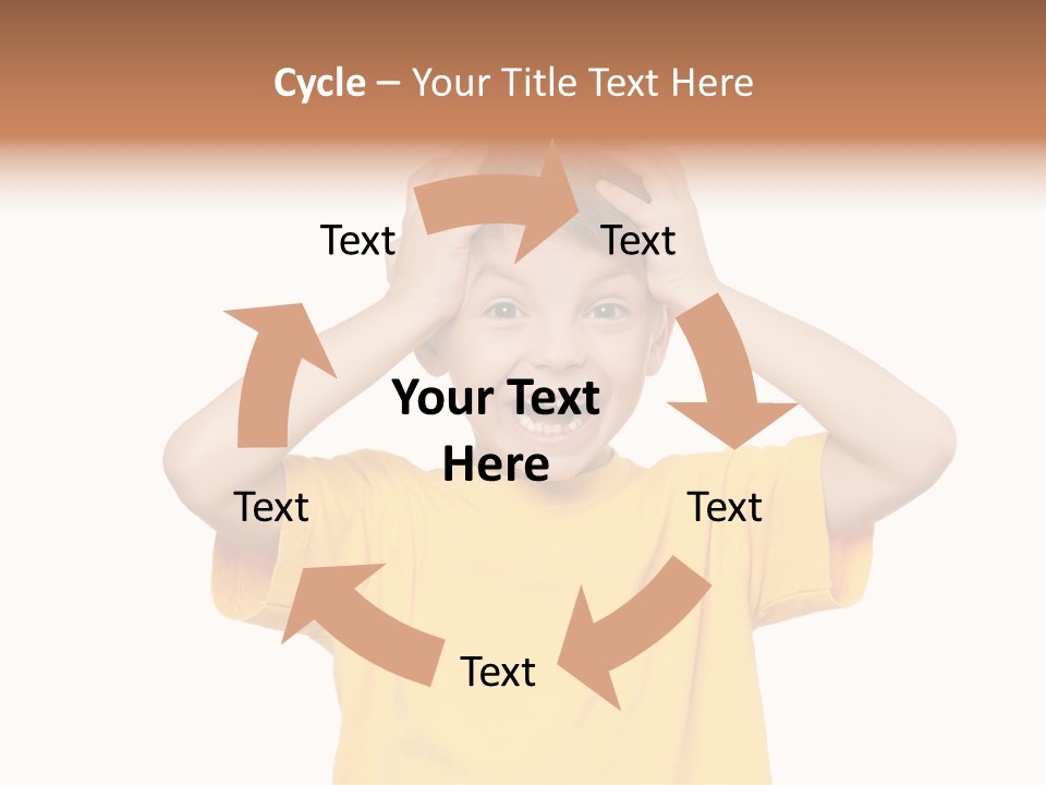 Young Pretty Person PowerPoint Template