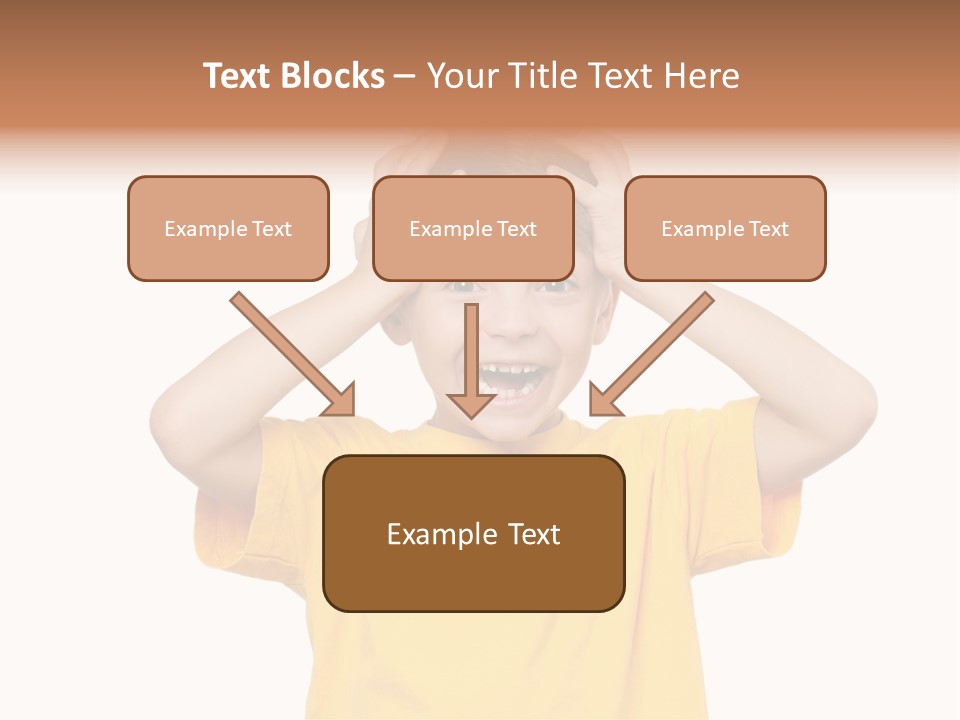 Young Pretty Person PowerPoint Template