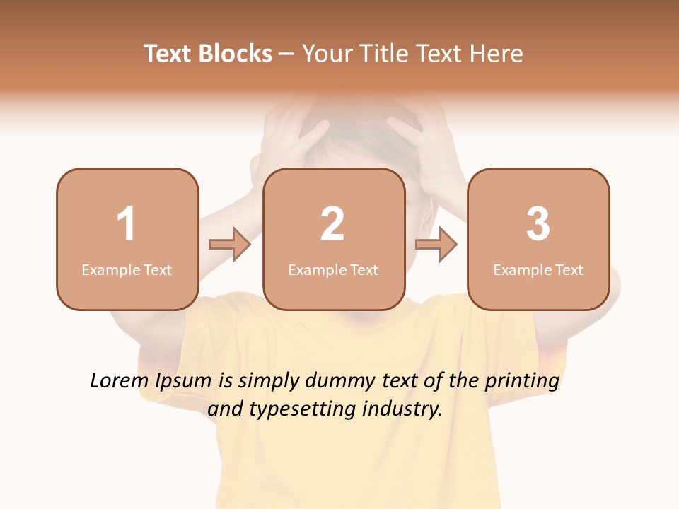 Young Pretty Person PowerPoint Template