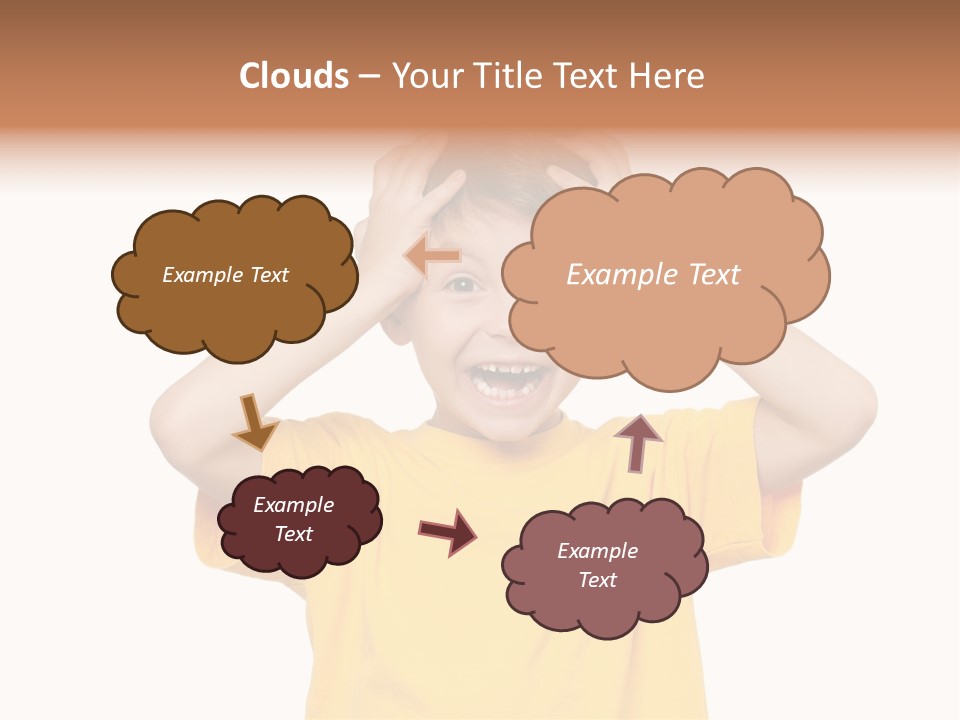 Young Pretty Person PowerPoint Template