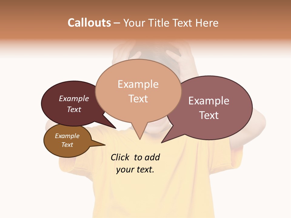 Young Pretty Person PowerPoint Template