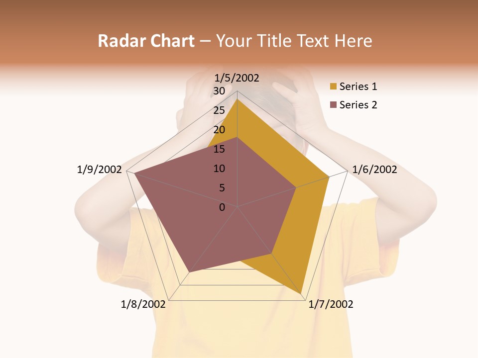 Young Pretty Person PowerPoint Template