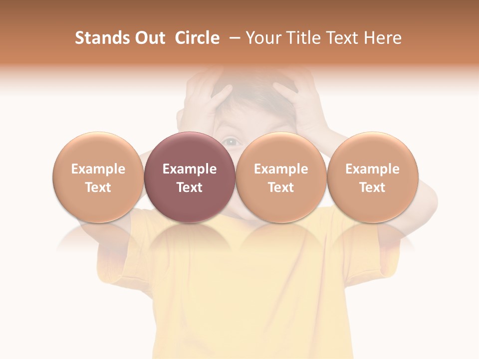 Young Pretty Person PowerPoint Template