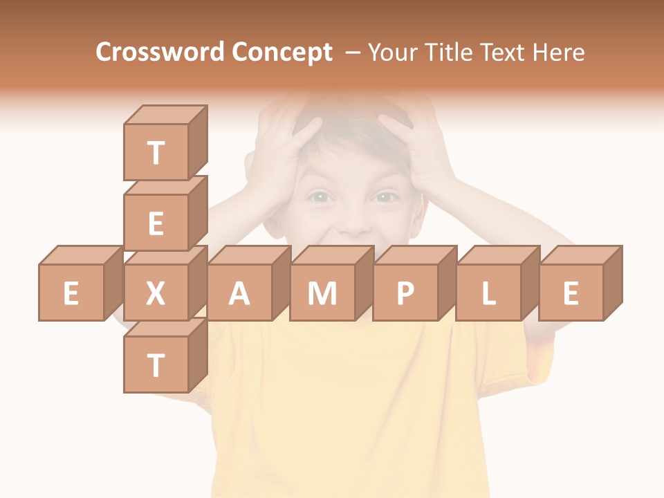 Young Pretty Person PowerPoint Template