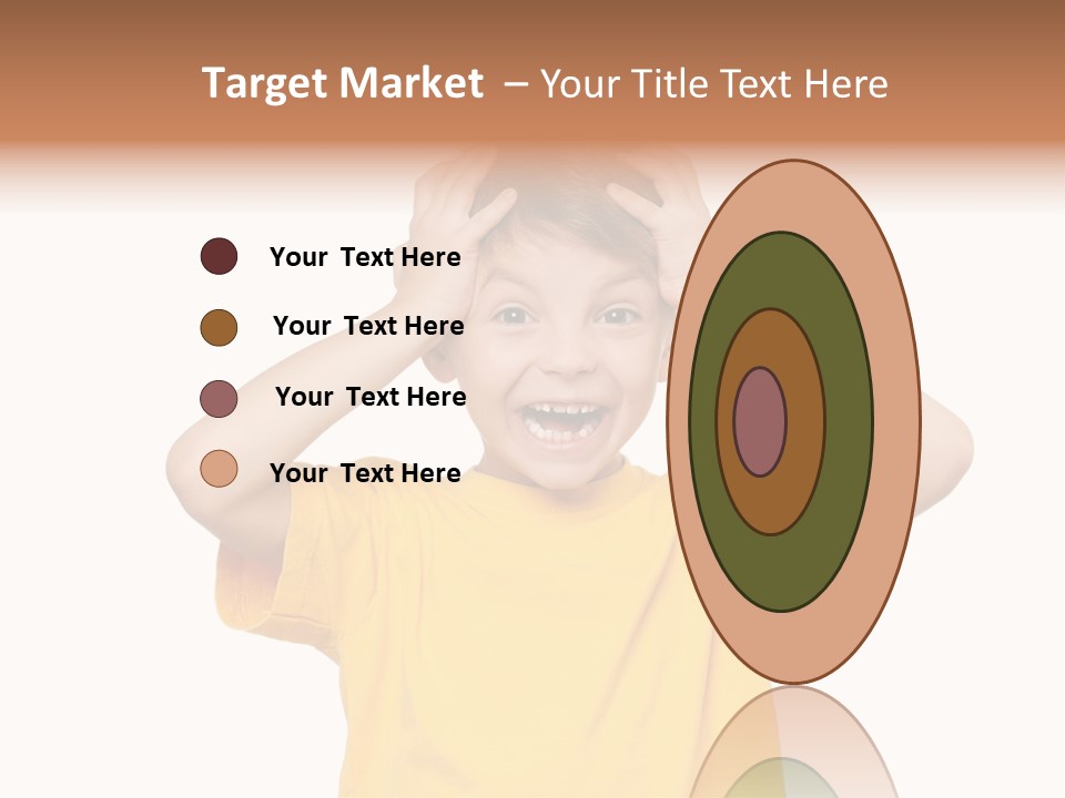 Young Pretty Person PowerPoint Template