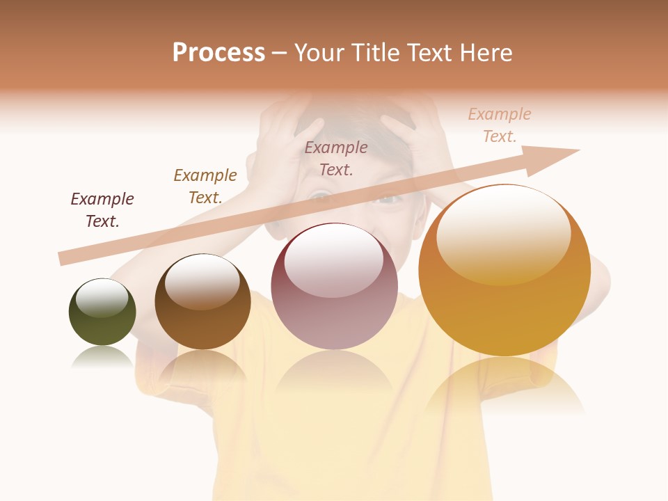 Young Pretty Person PowerPoint Template