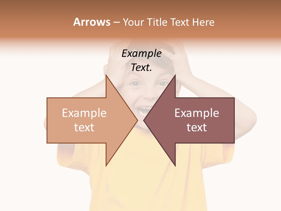 Young Pretty Person PowerPoint Template