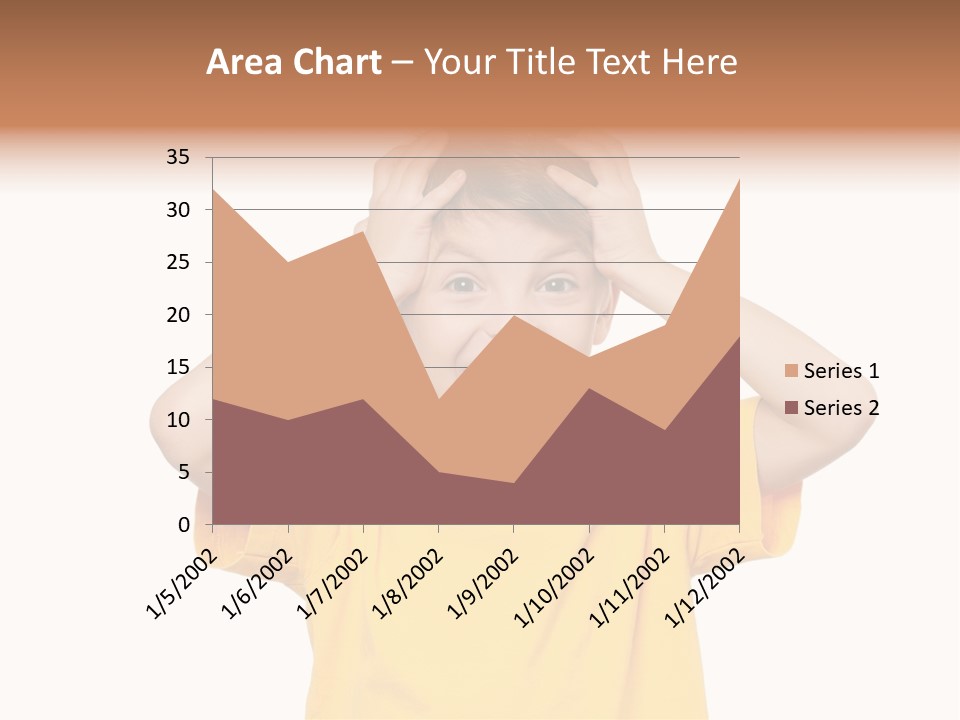 Young Pretty Person PowerPoint Template