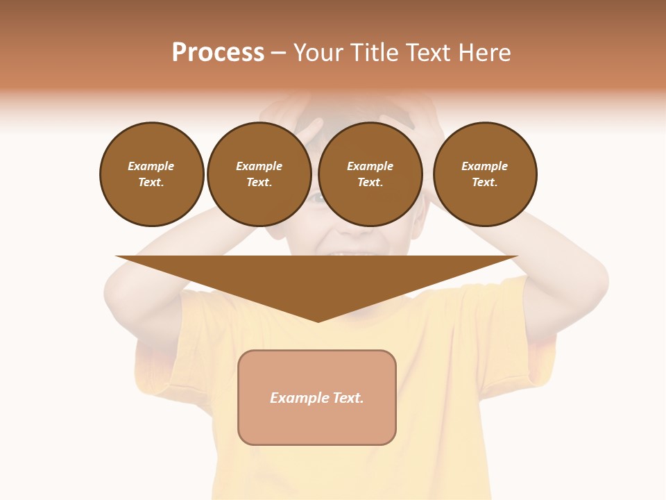 Young Pretty Person PowerPoint Template