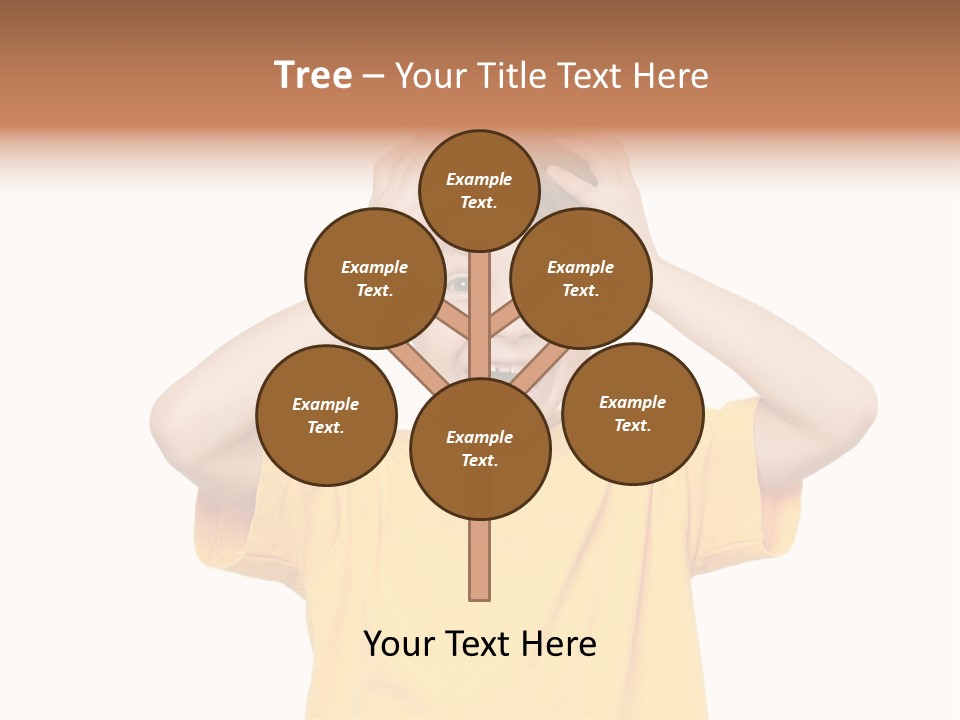 Young Pretty Person PowerPoint Template