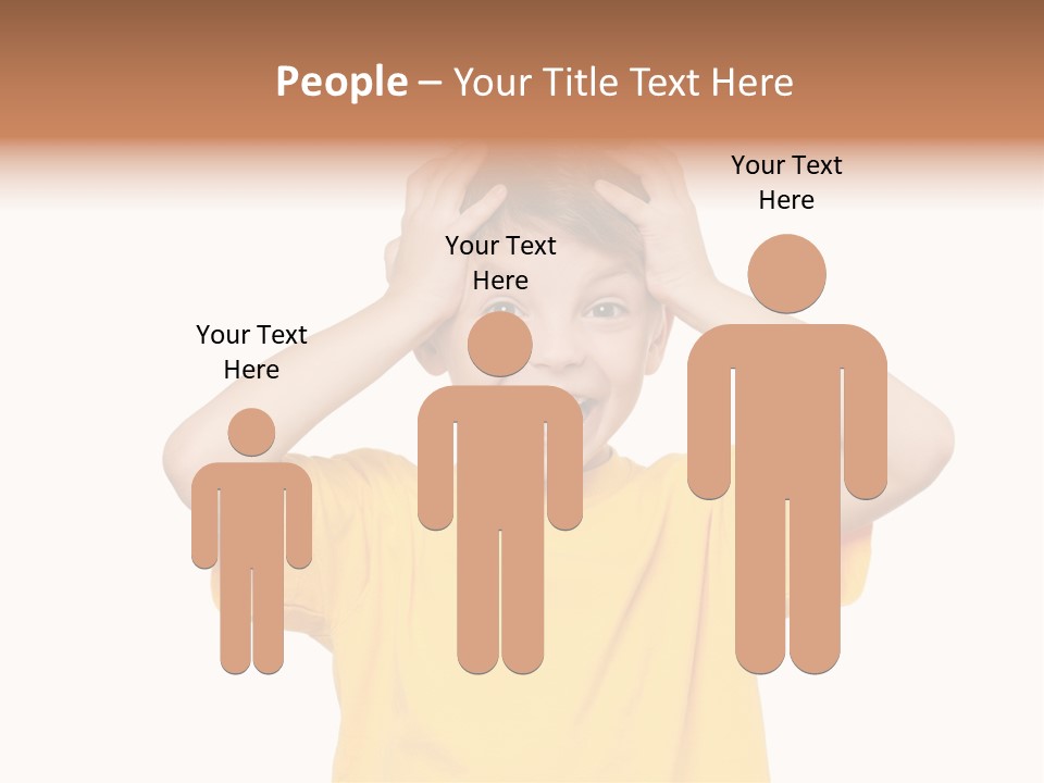 Young Pretty Person PowerPoint Template