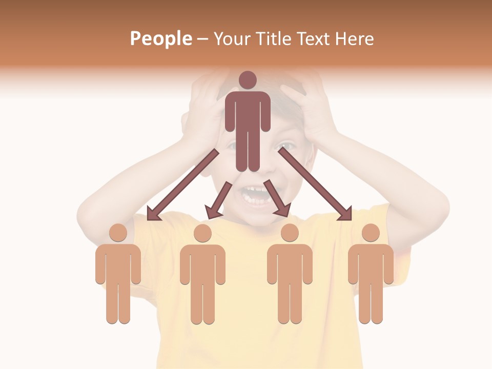 Young Pretty Person PowerPoint Template