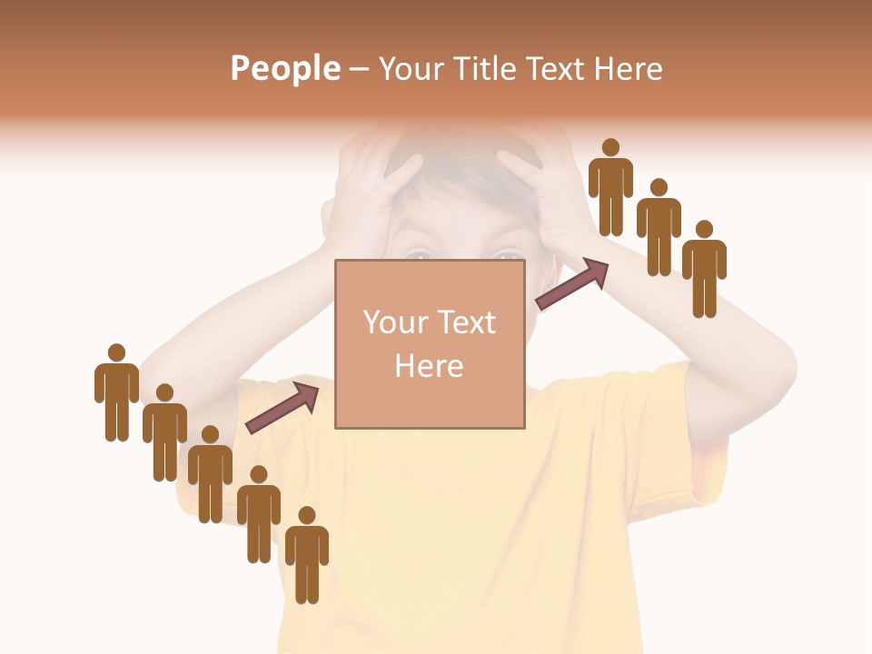 Young Pretty Person PowerPoint Template