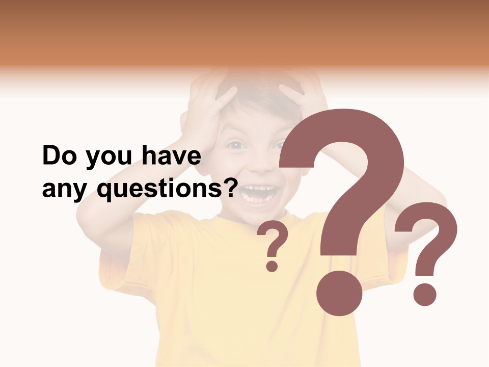 Young Pretty Person PowerPoint Template