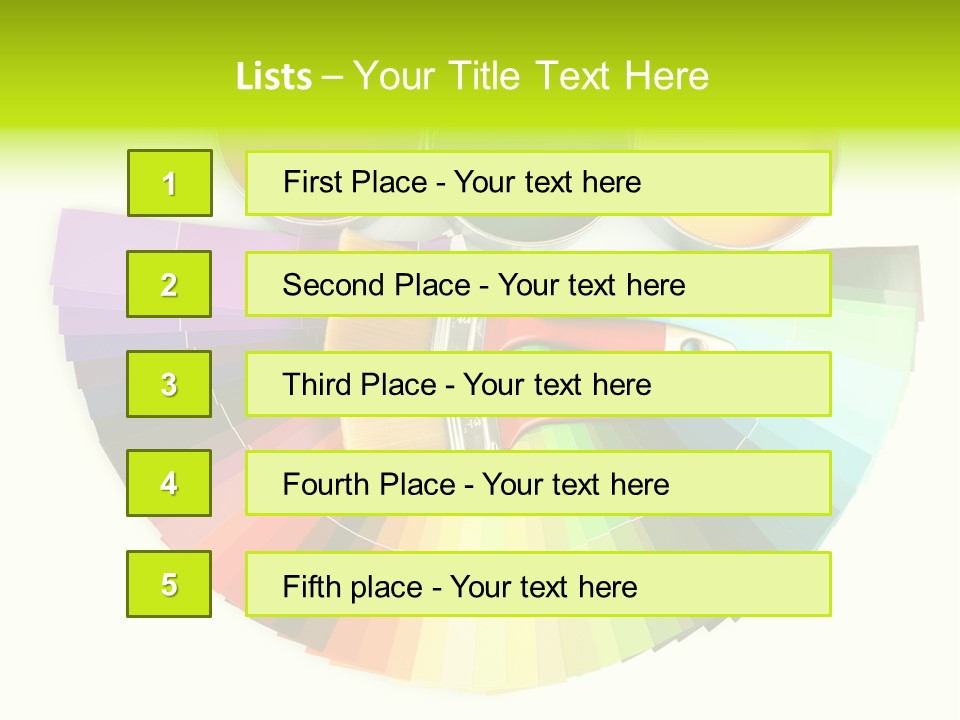 Paint Yellow Bright PowerPoint Template
