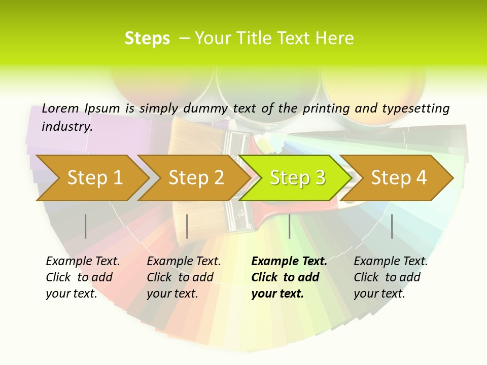 Paint Yellow Bright PowerPoint Template