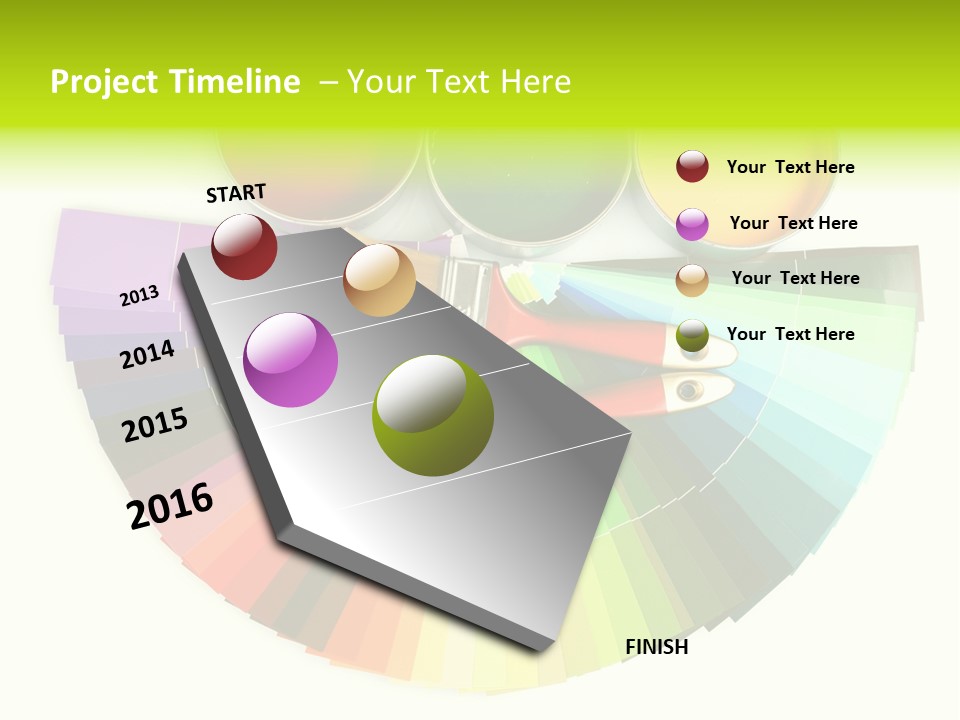 Paint Yellow Bright PowerPoint Template