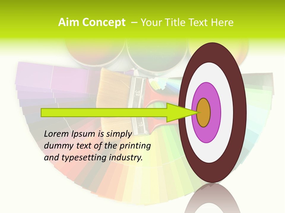 Paint Yellow Bright PowerPoint Template