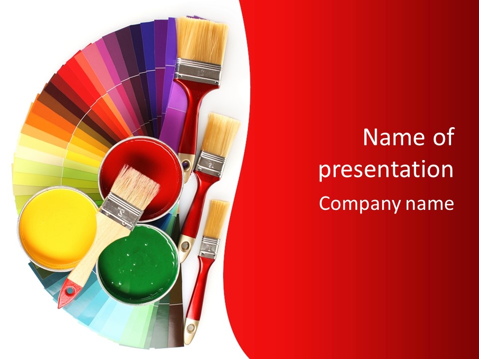 Decoration Container Vivid PowerPoint Template