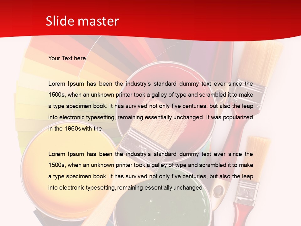 Decoration Container Vivid PowerPoint Template