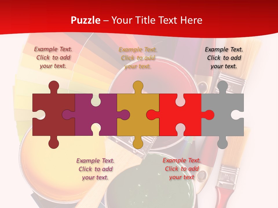 Decoration Container Vivid PowerPoint Template