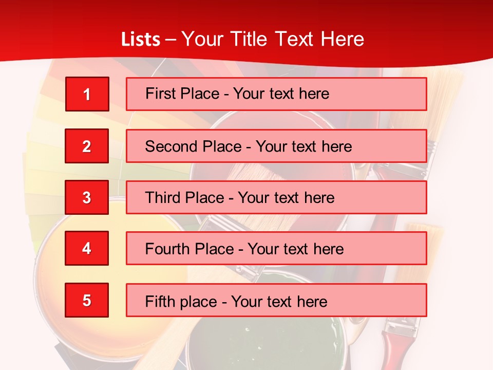 Decoration Container Vivid PowerPoint Template