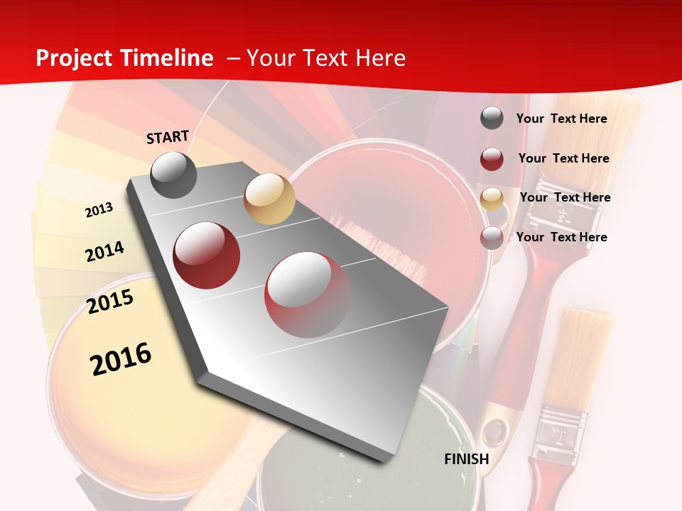 Decoration Container Vivid PowerPoint Template