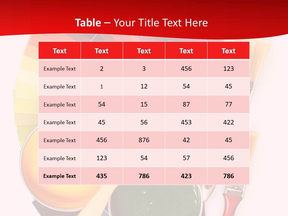Decoration Container Vivid PowerPoint Template