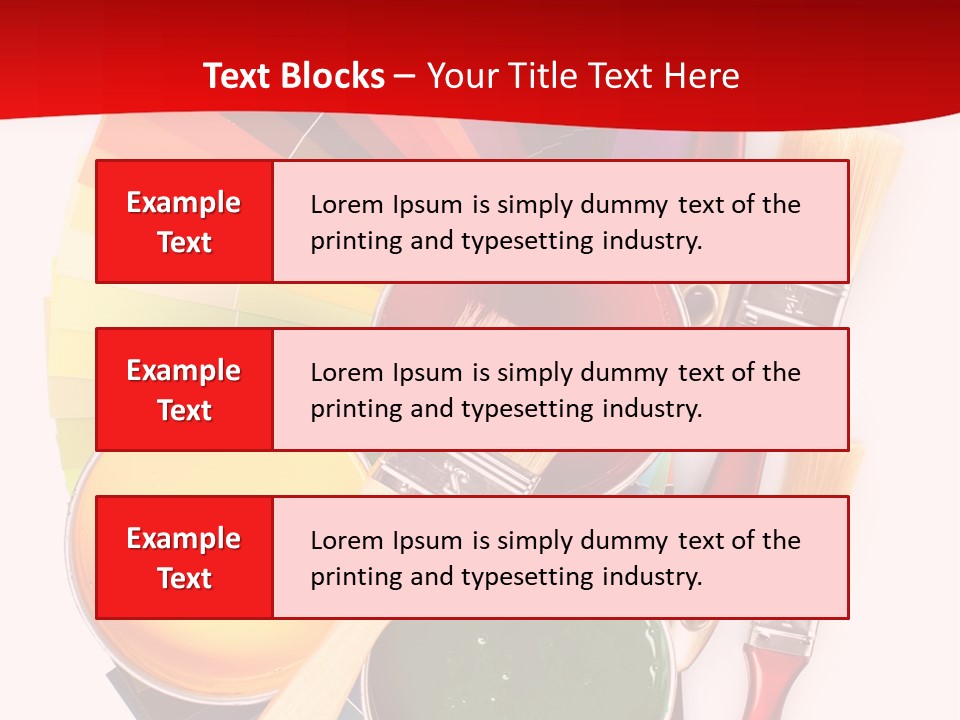 Decoration Container Vivid PowerPoint Template