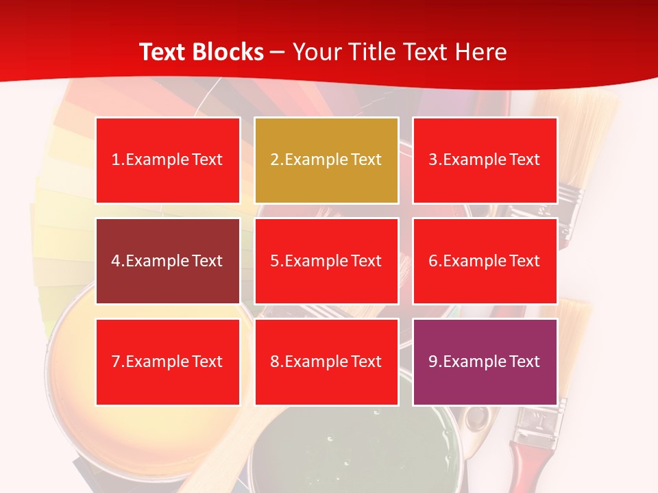 Decoration Container Vivid PowerPoint Template