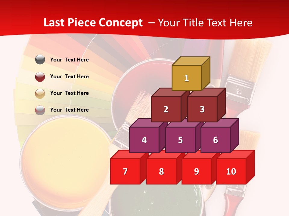 Decoration Container Vivid PowerPoint Template