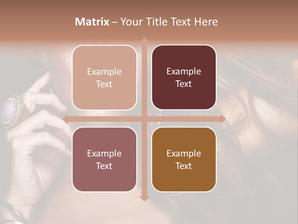 Sensuality Healthy Female PowerPoint Template