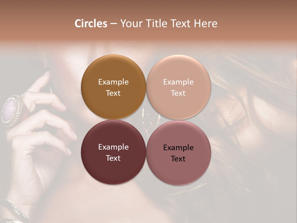 Sensuality Healthy Female PowerPoint Template