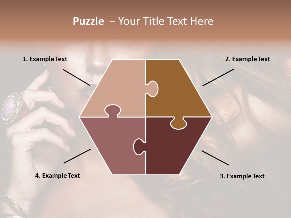 Sensuality Healthy Female PowerPoint Template