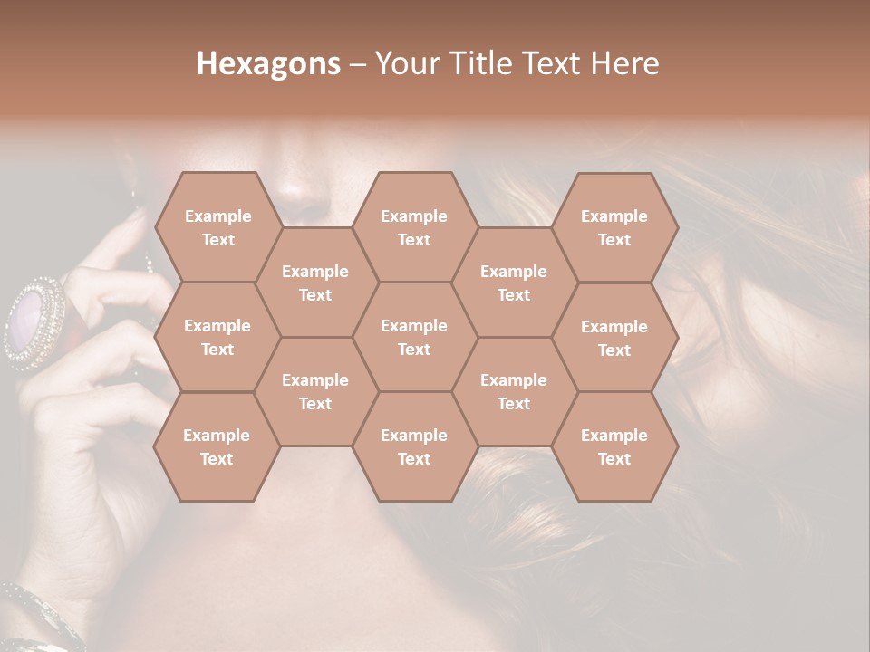 Sensuality Healthy Female PowerPoint Template