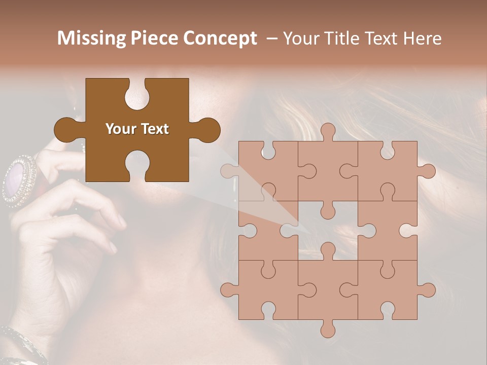 Sensuality Healthy Female PowerPoint Template