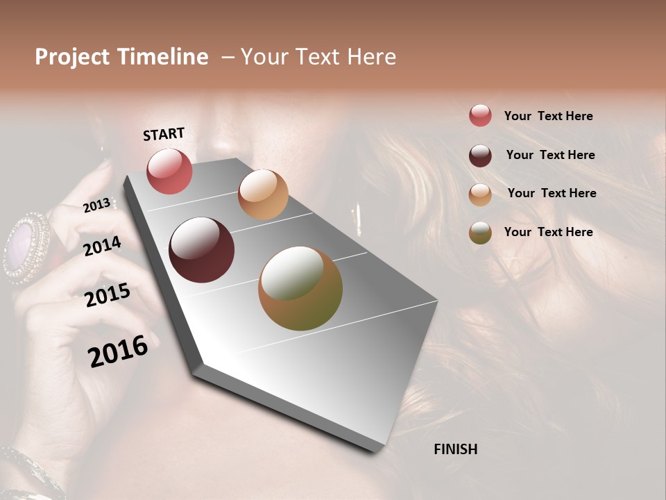 Sensuality Healthy Female PowerPoint Template