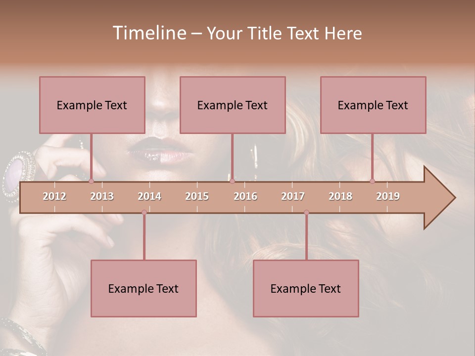 Sensuality Healthy Female PowerPoint Template