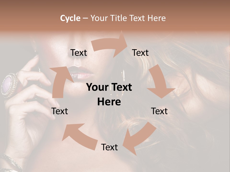 Sensuality Healthy Female PowerPoint Template