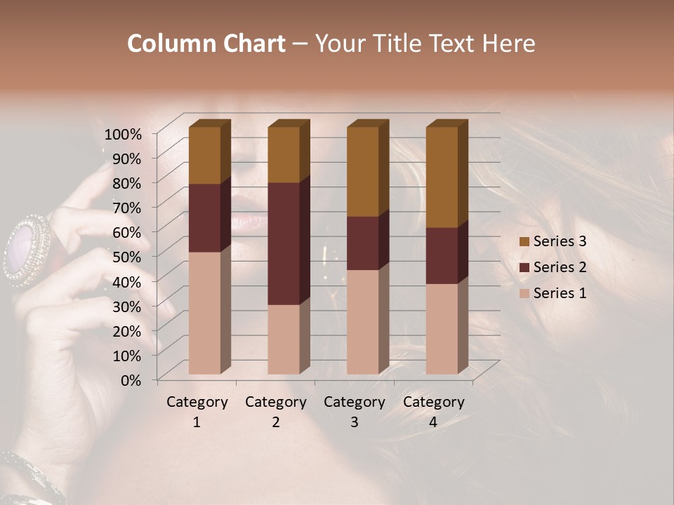 Sensuality Healthy Female PowerPoint Template