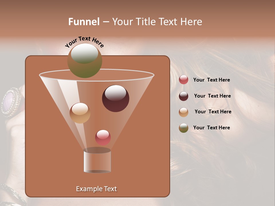 Sensuality Healthy Female PowerPoint Template